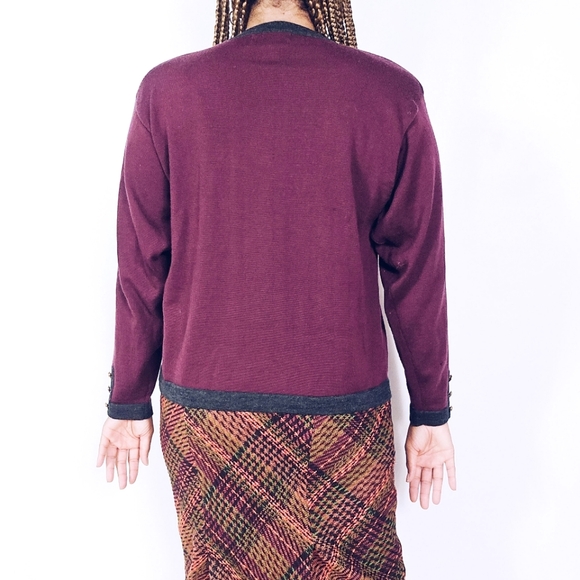 Vintage Wool Cardigan Sweater - Picture 4 of 11